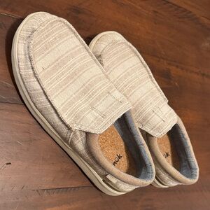 Sanuk Hangout Lite Stripe Shoe - Oat Stripe